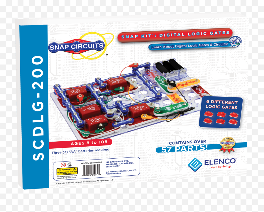 Snap Circuits Logic Gates U0026 - Elenco Electronics Snap Circuits Png,Circuitry Png