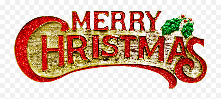 Merry Christmas Sign Transparent Png - Merry Christmas Without Background,Christmas Logo Png