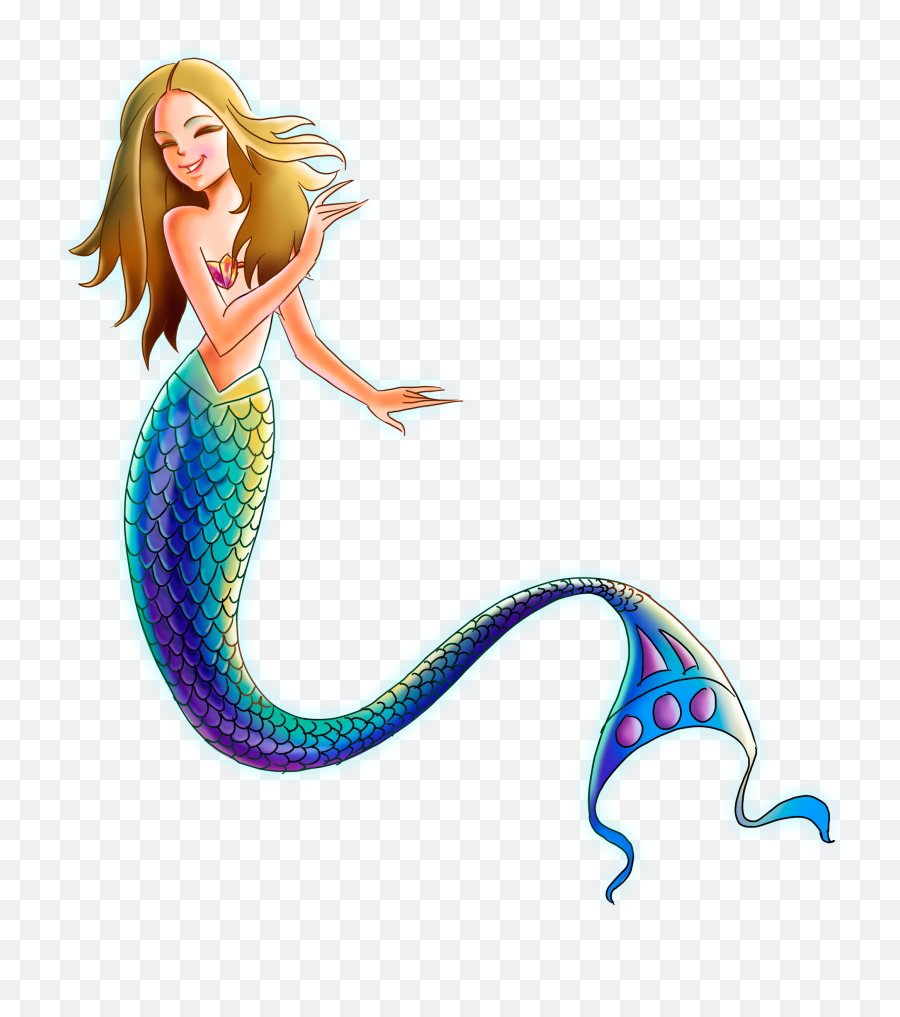 Png Background - Transparent Background Mermaid Cartoon Png,Mermaid Transparent Background