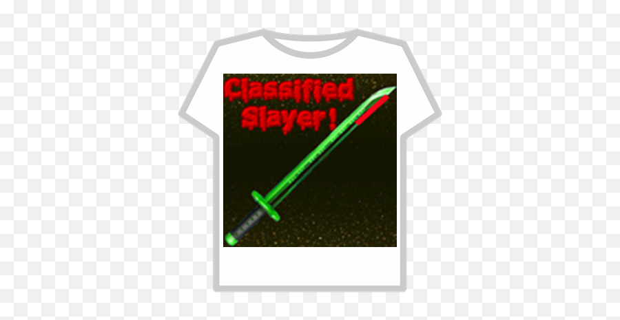 Classified Slayer Logo T - Shirt Old Roblox Cool Math Games Roblox T Shirt Png,Slayer Logo Png
