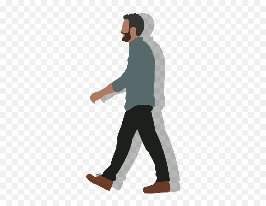 Man Cartoon Clip Art Freeuse Download - Cartoon Man Walking Png,Man Walking Png