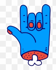 Rock Zombie Hand - Manito De Rock Png,Rock On Png