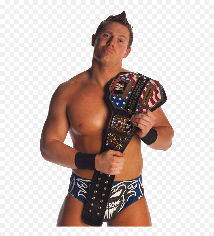 The Miz Holding United State Championship - Miz United Png,Dolph Ziggler Png