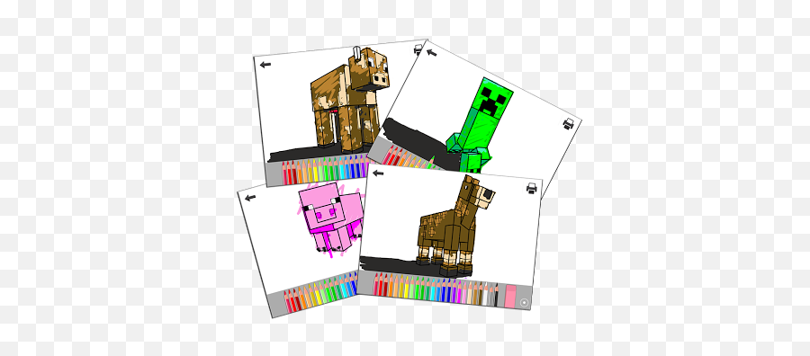 Download Hd Printable Minecraft Coloring App For Kids - Diagram Png,Minecraft Book Png