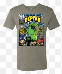 Reptar Mens Triblend T - Columbus Ohio T Shirts Png,Reptar Png