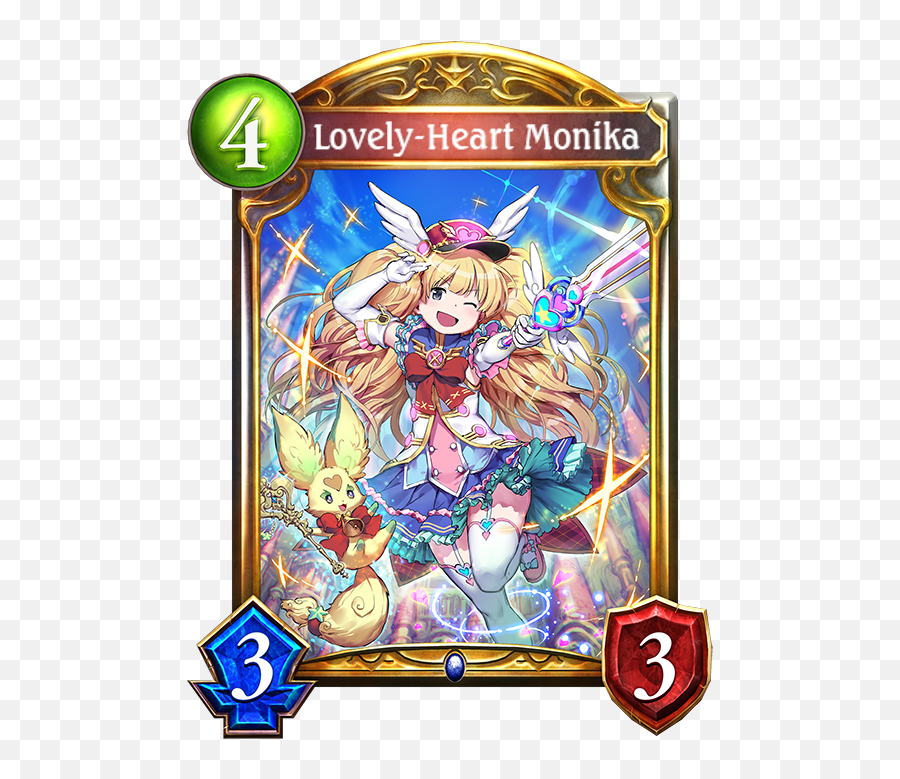 Card Lovely - Heart Monika Png,Monika Png