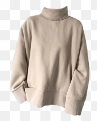 Newest Product For Women Aesthetic Sweatshirt Png - Beige Sweater Aesthetic Png,Sweater Png