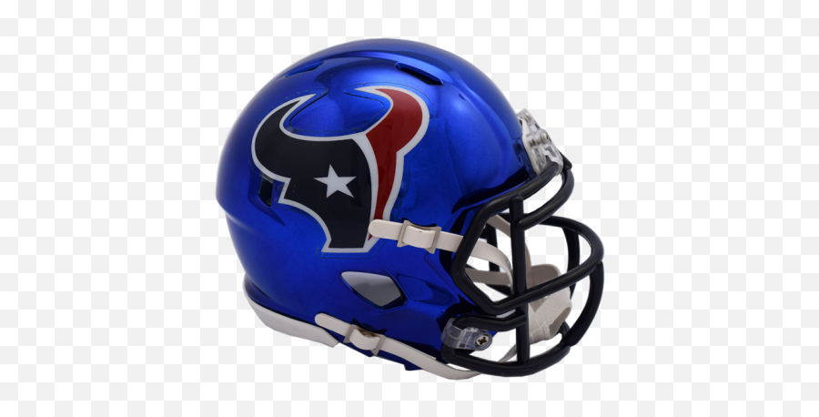 Houston Texans Chrome Mini Speed Replica Helmet - Houston Texans Png,Texans Png