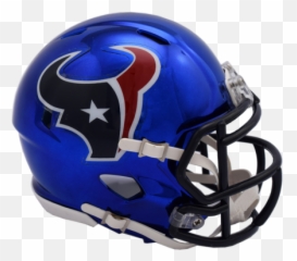 Houston Texans Chrome Mini Speed Replica Helmet - png