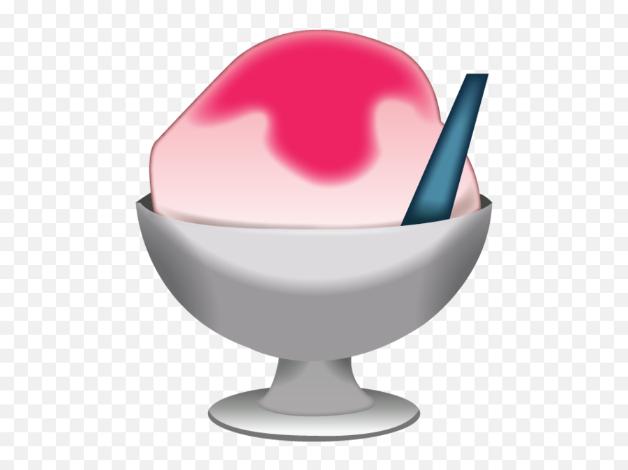 Shaved Ice Emoji - Whatsapp Emoji Ice Cream Png,Water Emoji Png
