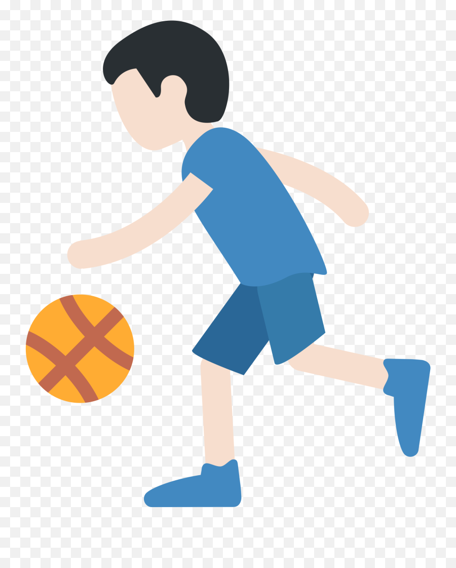 Basketball Player Cartoon 11 Buy Clip Art - Emoji Jugadores Bouncing A Ball Cartoon Png,Cartoon Basketball Png