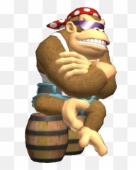 Mario Kart Wii Funky Kong Png - Funky Kong Mario Kart Wii,Funky Kong Png