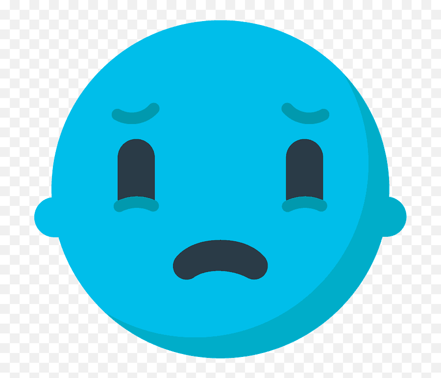Worried Face Emoji Clipart - Clip Art Png,Worried Emoji Png