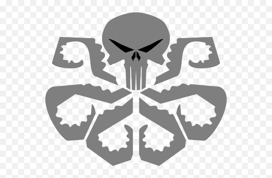 Hydra Punisher Logo Png Transparent - Marvel Hydra Logo Png,Punisher Logo Png