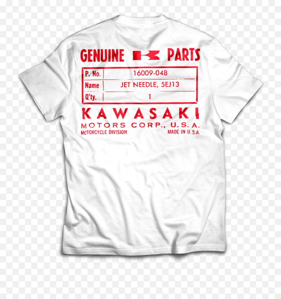 Kawasaki Genuine Parts - Heavy Equipment Operators Wife Png,White Tee Png
