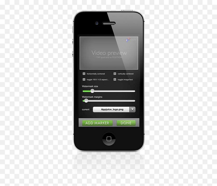 Watermarker App - Apple Iphone 4 Png,Iphone Logo Png