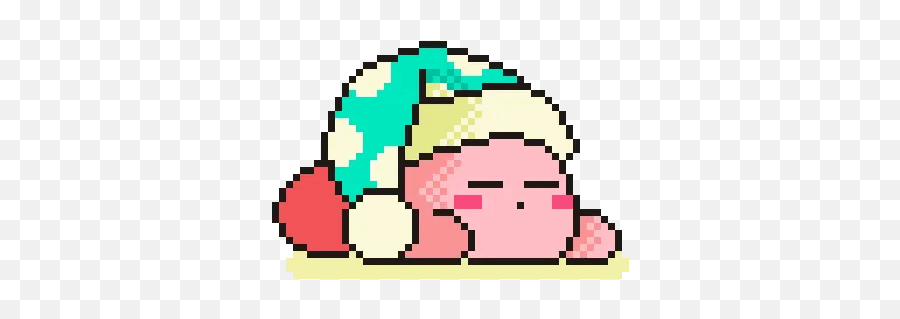Kirby Gif - Kirby Sleeping Pixel Art Png,Pokemon Gif Png