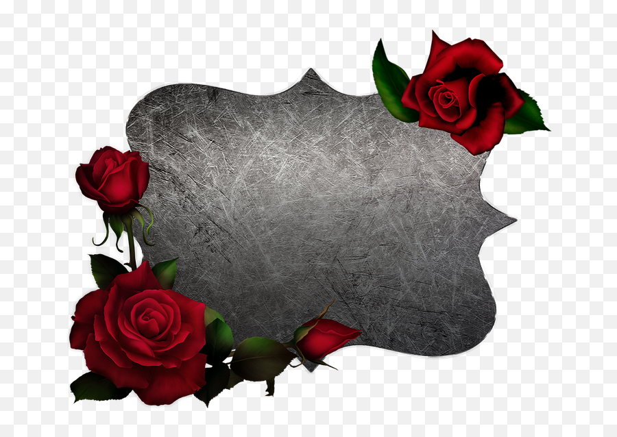 Roses Frame Label - Free Image On Pixabay Png,Rose Frame Png
