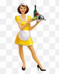 Background - Waitress Png Clip Art,Waitress Png