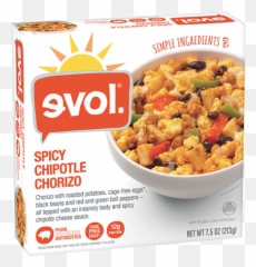 Spicy Chipotle Chorizo Breakfast Bowl - Evol Butternut Squash Ravioli Png,Chipotle Burrito Png
