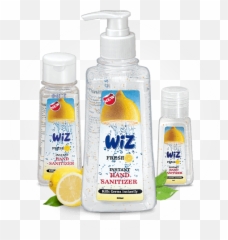 Download Hd Wiz Hand Sanitizer - Wiz Hand Sanitizer Png,Hand Sanitizer Png