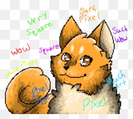 Download Image Pixel Doge Drew Sushi As - Soft png