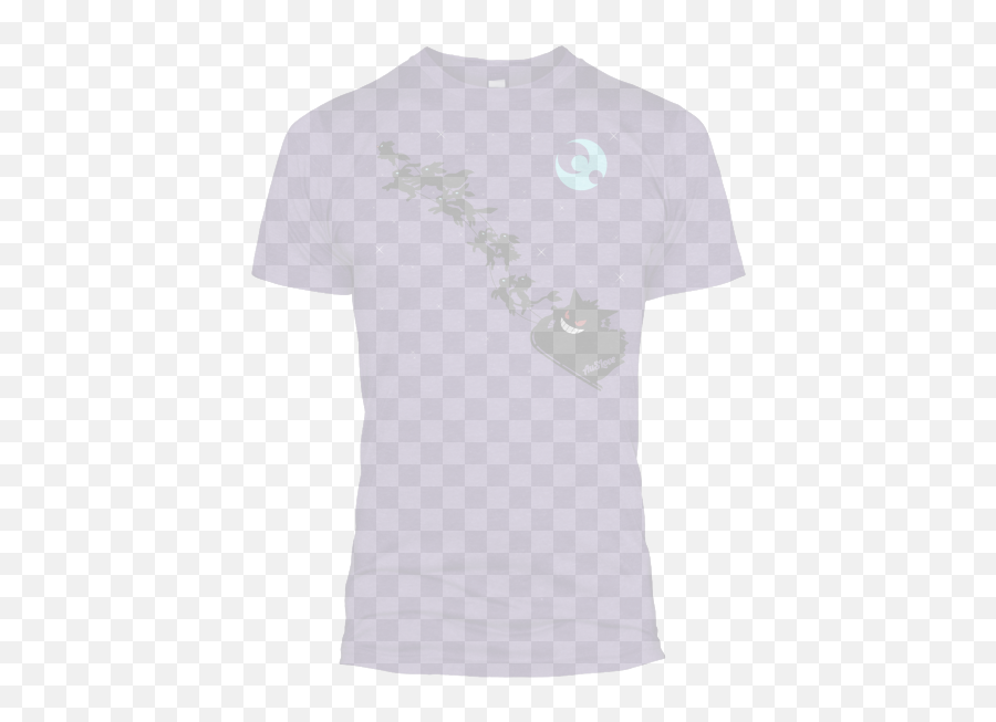 Auslove Santa Gengar - Moon Short Sleeve Png,Gengar Transparent