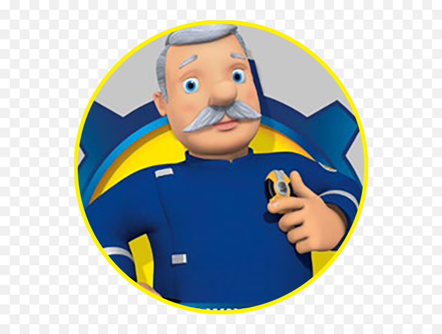 Download Hd Station Officer Steele - Capitano Steele Sam Il Commandant Steele Sam Le Pompier Png,Yosemite Sam Png