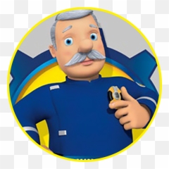 Download Hd Station Officer Steele - Capitano Steele Sam Il Commandant Steele Sam Le Pompier Png,Yosemite Sam Png