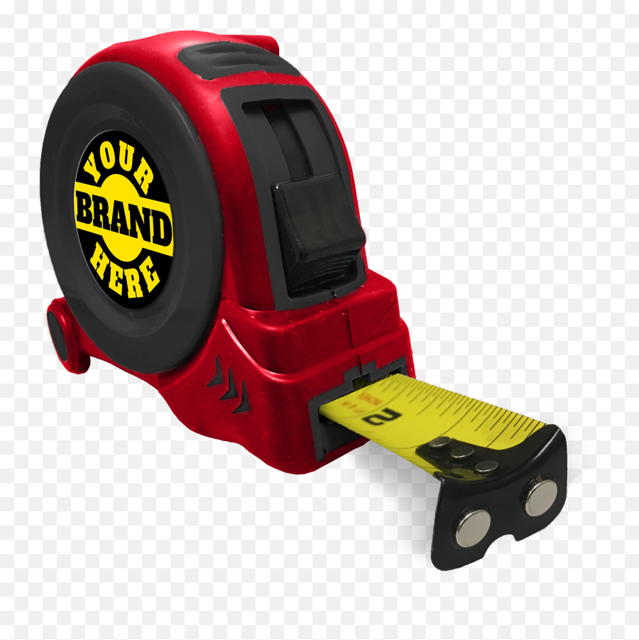 1 X 25u0027 Rubberized Case Contractor Tape Measure With Magnetic Tip - Chainsaw Png,Construction Tape Png