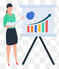 Employee Presentation Icon Of Flat Style - Available in SVG Png Free