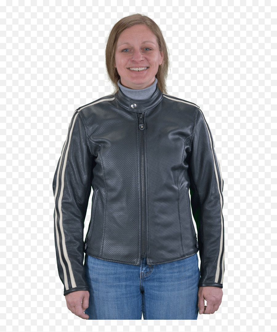 Firenze Leather Motorcycle Jacket - Bomber Png,Icon Womens Leather Jacket