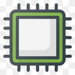 Microchip Processor Chip Cpu Free - Microprocessor Png,Cpu Png