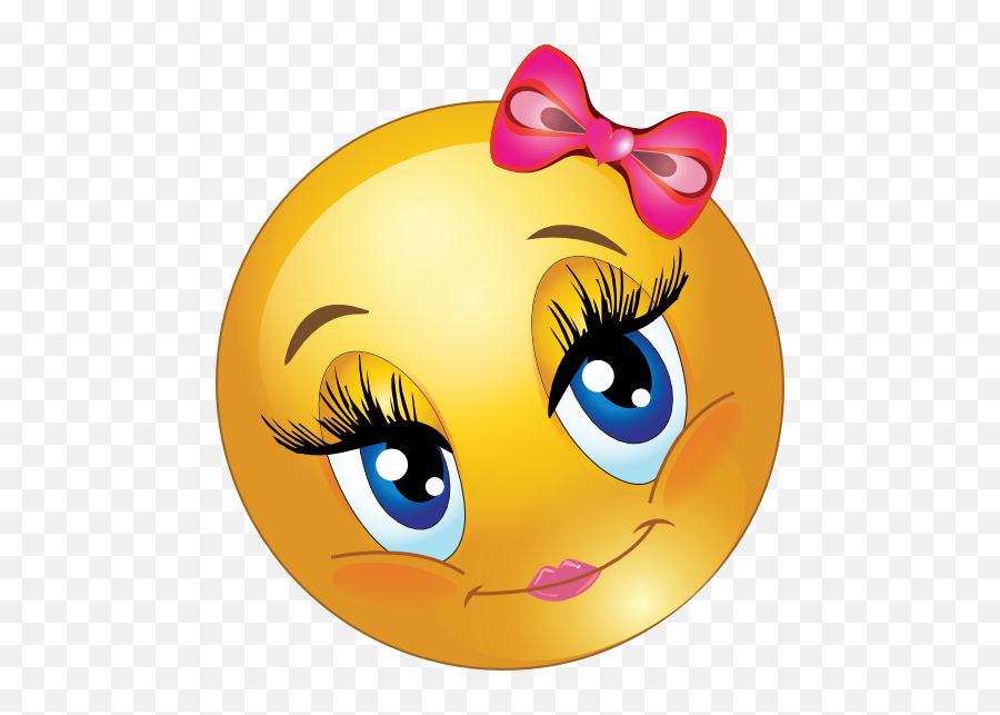 Emoticon Smiley Face Stock Photos - Girl Smiley Face Png,Gambar Icon Lucu