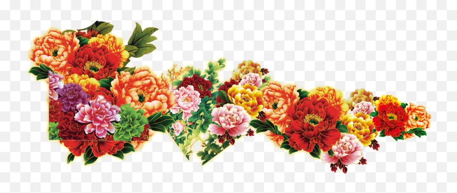 Download Hd Floral Design Cut Flowers - Artificial Flower Artificial Flower Decoration Png,Flowers Png Transparent