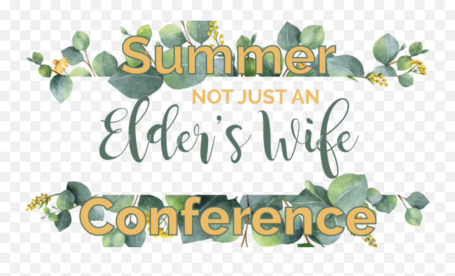 Summer Conference Not Just An Elderu0027s Wife U2014 E2 Effective Png Elder Icon