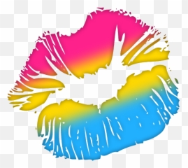 Pansexual Pride Big Kissing Lips T - Transparent Green Lips Png,Pansexual Flag Icon