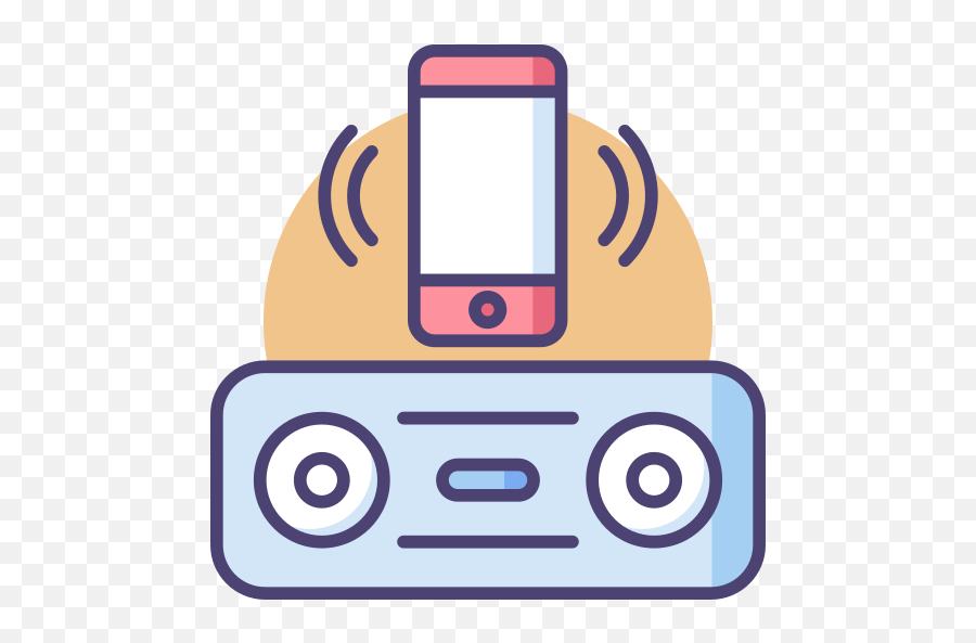 Bluetooth Speaker Vector Icons Free - Portable Png,Speaker Icon Vector