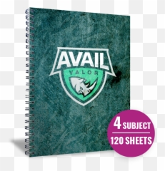 Imprinted Plastic Cover Books Schoolsupplystorecom - Notebook png