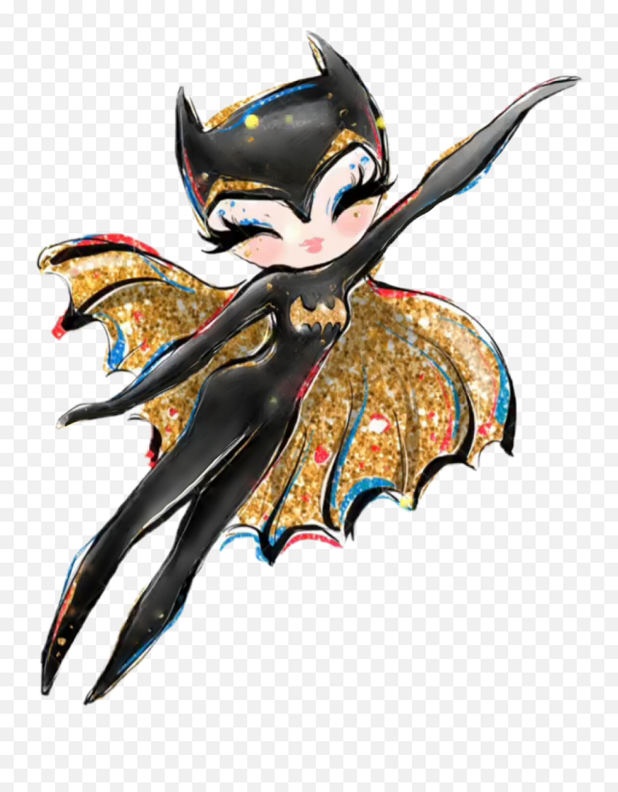 Watercolor Batgirl Batwoman Batman - Karamfila Super Girls Png,Batgirl Png