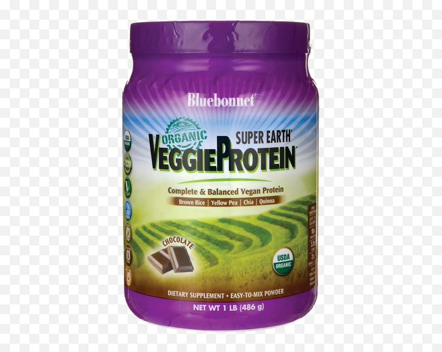 Bluebonnet Nutrition Super Earth Veggie Protein Powder Chocolate Mocha 18g 10 Lb - Walmartcom Bluebonnet Super Earth Png,Blue Bonnet Icon