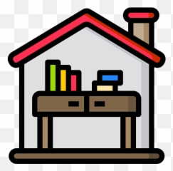 Work From Home - Free furniture and household icons Vertical png