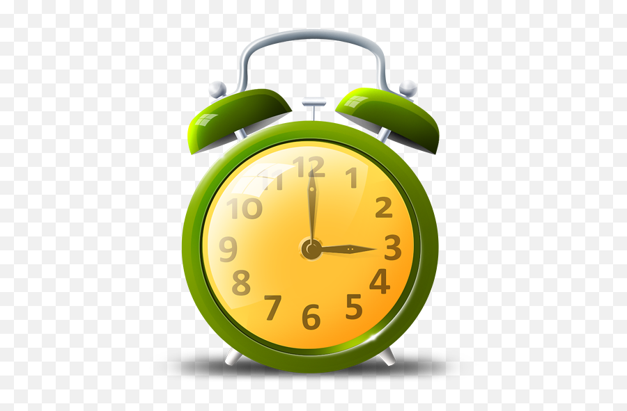 Png - Doc Alarm Clock Png Image With Yellow Wall Clock Icon Transparent,Alarm Clock Transparent Background