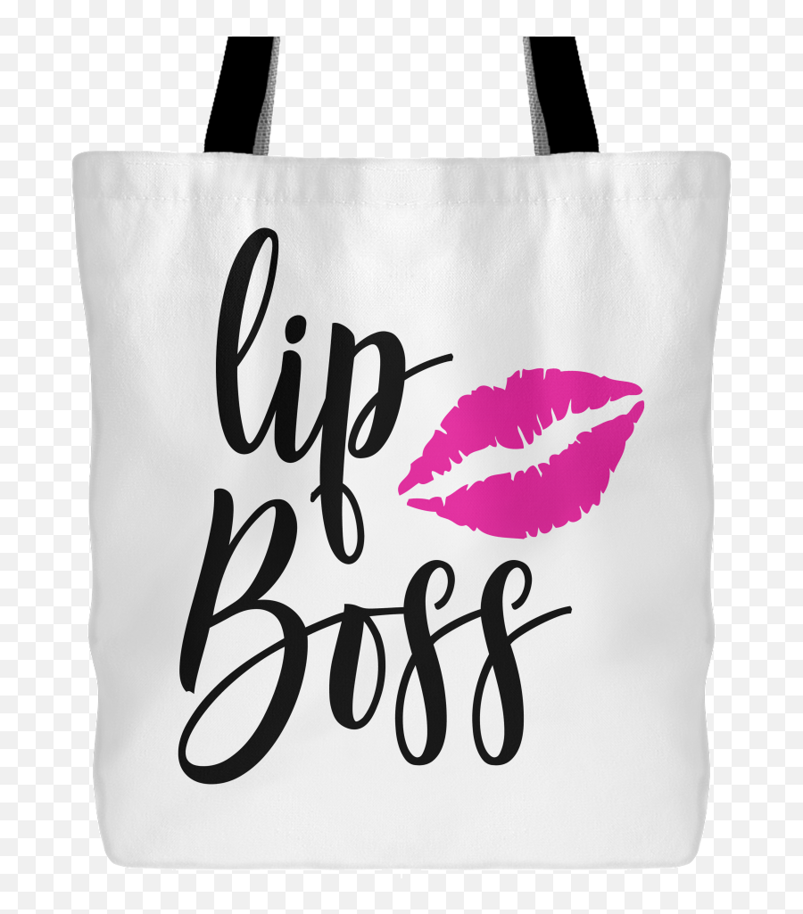 Kiss Print Png - Lipboss Canvas Tote Shopping Bag Lips Lips Clip Art,Lip Print Png