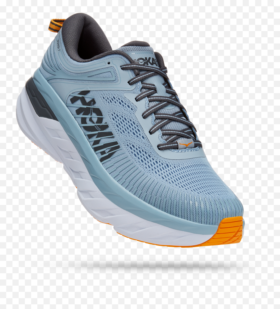 Hoka One Bondi 7 For Men - Blue Fog Castlerock Bondi 7 Png,Icon Pop Quiz Characters Level 5