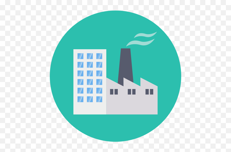 Factory - Free Buildings Icons Png,Factory Building Icon