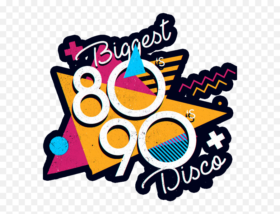 80s To 90s Music Transparent Png Image - Biggest 80s 90s Disco Belfast,90s Png