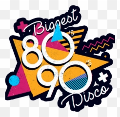 80s To 90s Music Transparent Png Image - Biggest 80s 90s Disco Belfast,90s Png