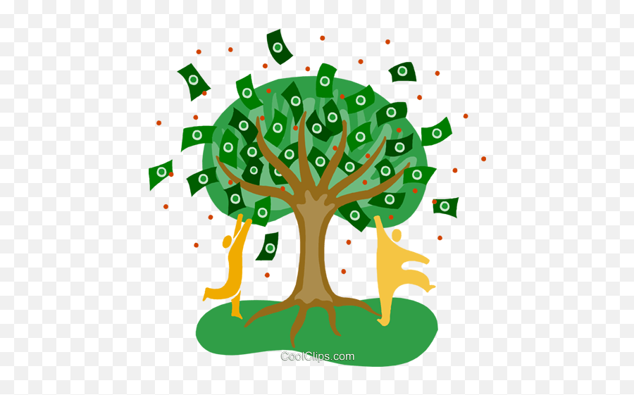 Money Tree Symbol Finance Royalty Free Vector Clip Art - Money Tree Vector Png,Tree Symbol Png