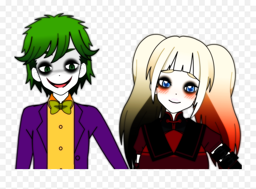 Harley Quinn Y Joker Png 6 Image - Chibi Joker Harley Quinn,Joker Transparent